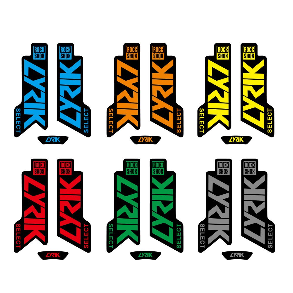 Mountain Biking Blue Mountains - 1SET Mountainbike Vork Stijl Stickers Waterdichte