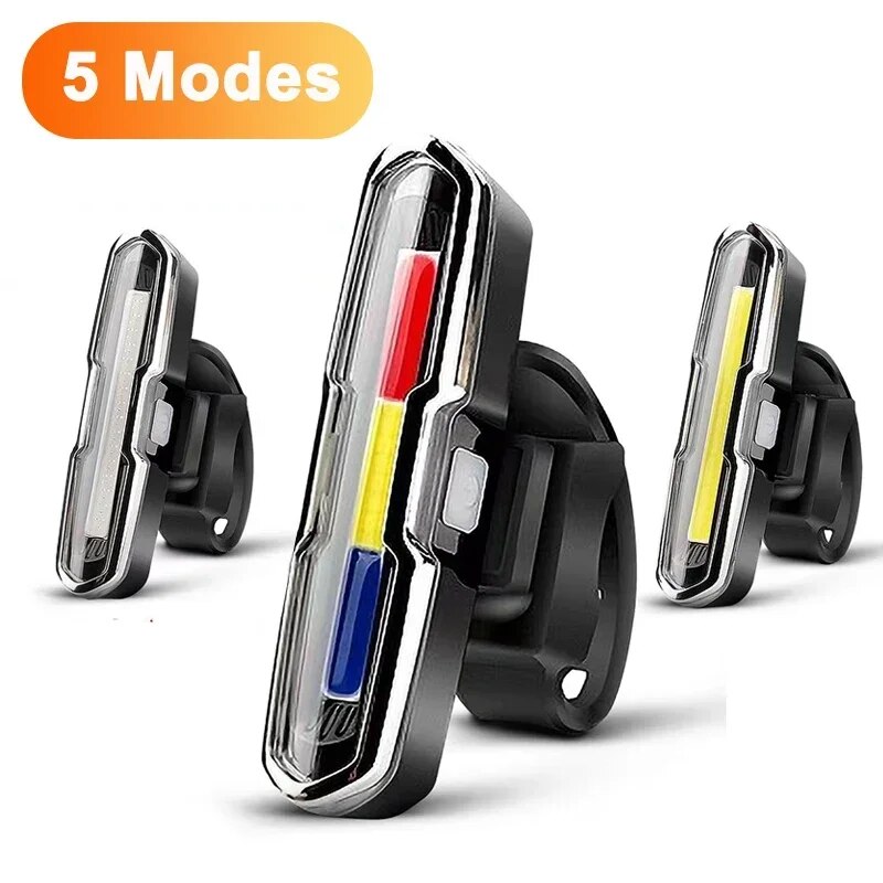 Mountain Biking Blue Mountains - Fietsachterlicht Waterdicht LED USB Oplaadbaar Achterlicht