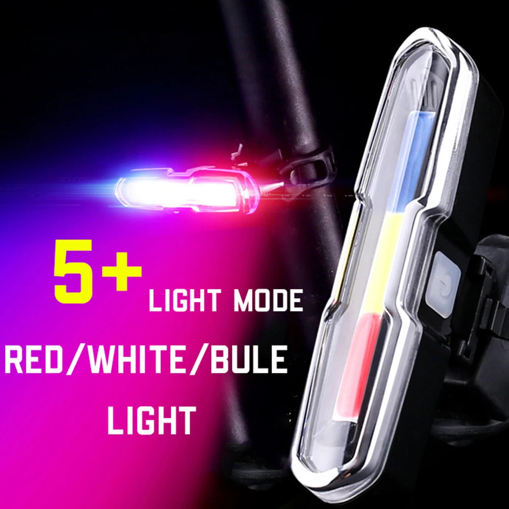Mountain Biking Blue Mountains - Waterdichte USB oplaadbare LED fietsachterlicht met