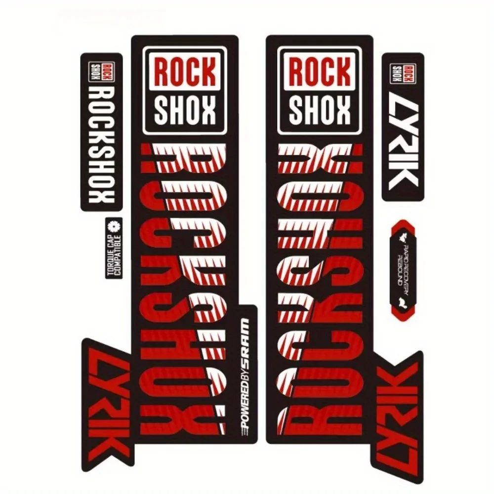 Mountain Biking Sport - 2018 ROCK SHOX LYRIK Mountainbike voorvorkstickers