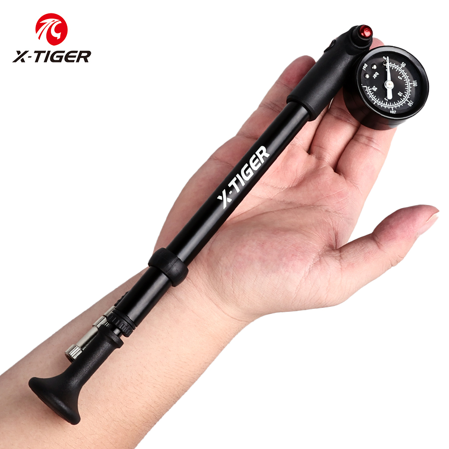 Mtb Fork Air - X-TIGER Draagbare hogedruk 300psi fietsluchtpomp met