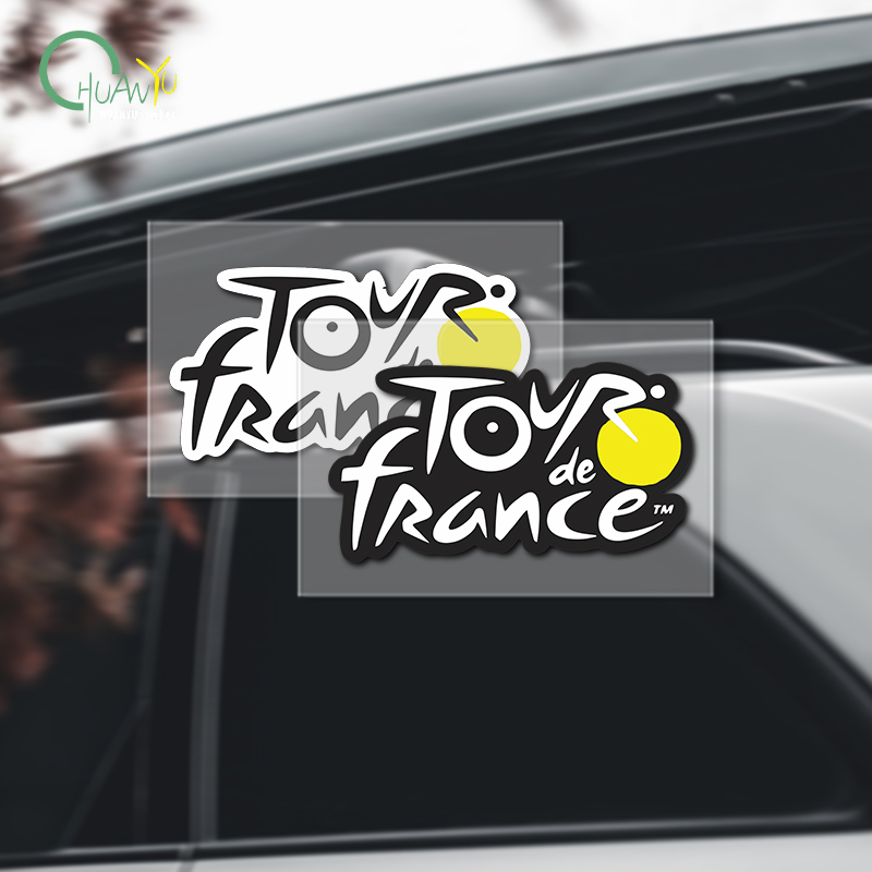 Mountain Biking Logo - Tour de France logo sticker voor