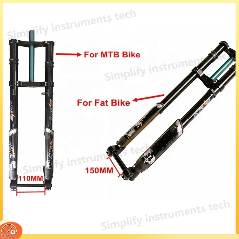 Mtb Fork Air - 20x4 inch vetband fiets voorvork luchtvering