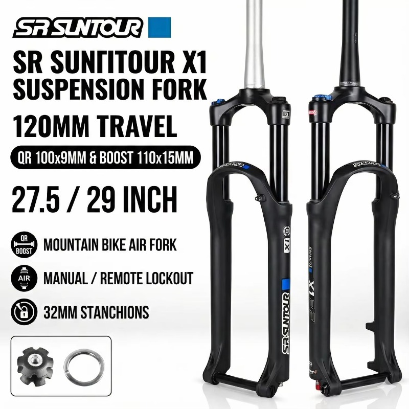 Mtb Fork Air - SR SUNTOUR X1 MTB luchtveringvork 27,5/29