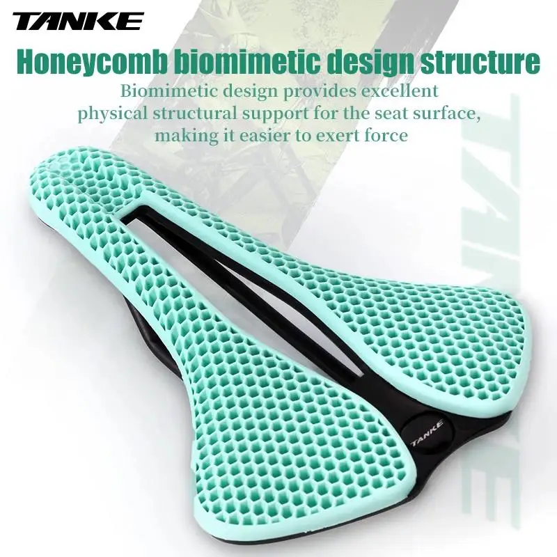 Mtb Saddle Lightweight - TANKE MTB racefietszadel honingraat ademend, lichtgewicht,