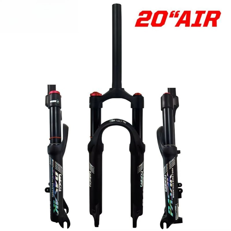 Mtb Fork Air - 20/24 inch MTB luchtvork aluminium schijfrem