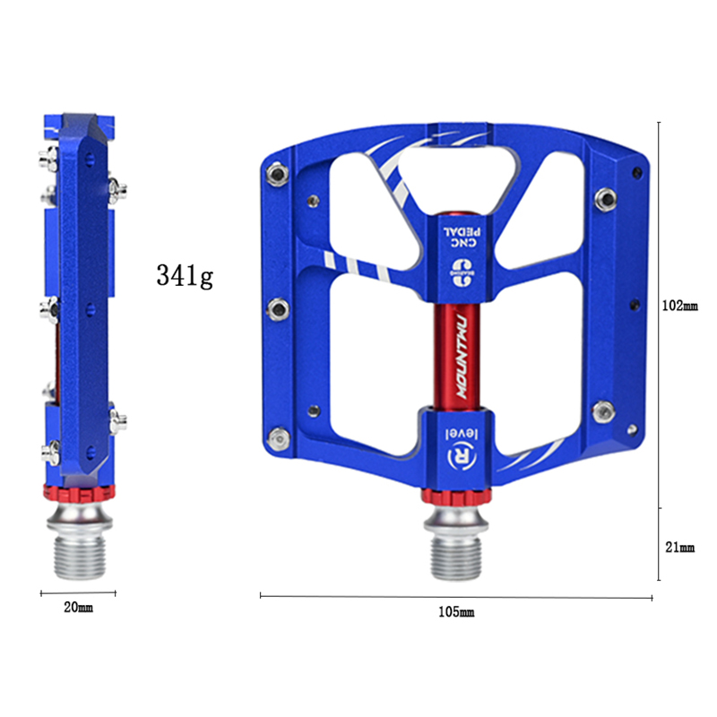 Non-slip MTB pedalen, 3 verzeg - Mountain Biking Blue Mountains recensie en prijs