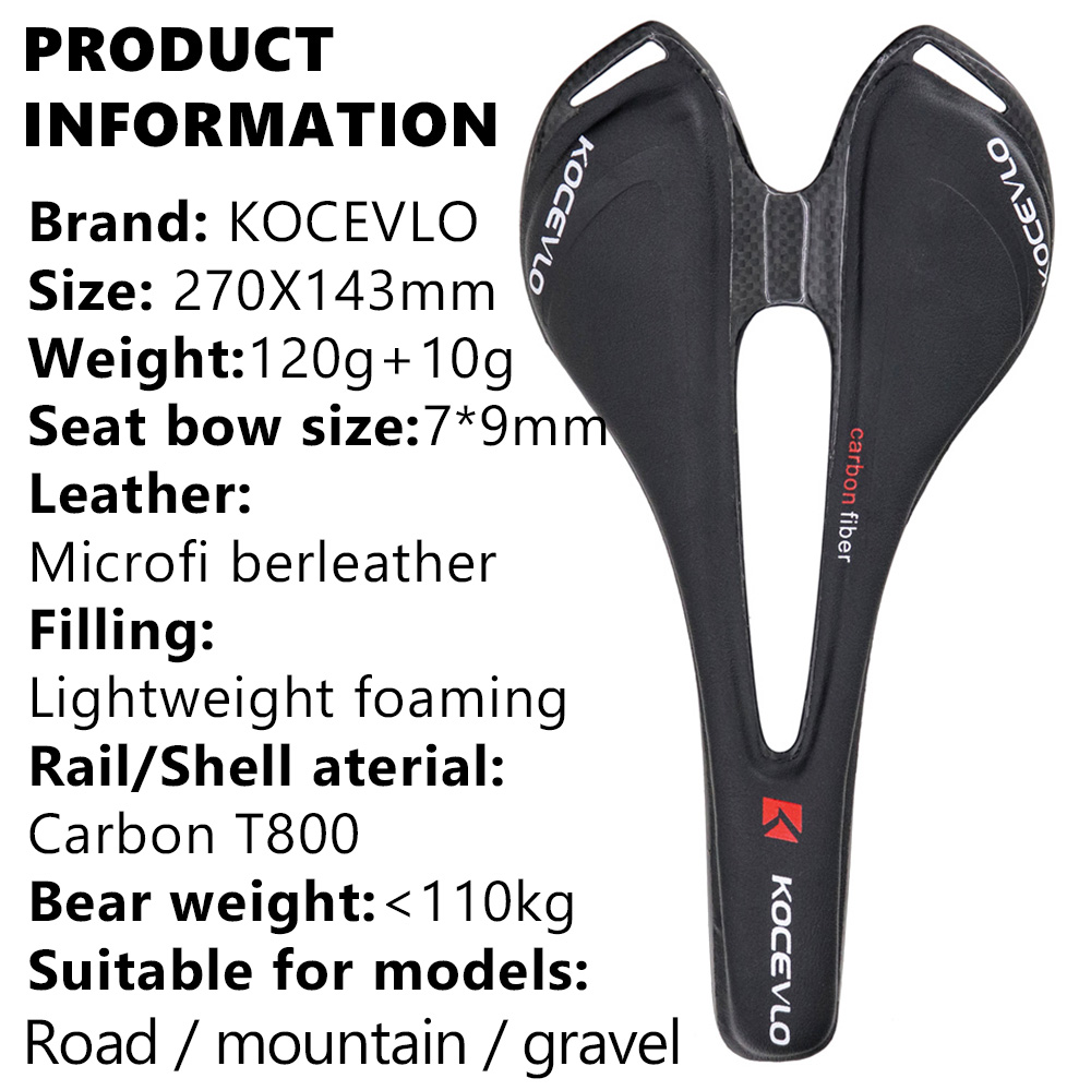 KOCEVLO Carbon Zadel T800 Carb - Mtb Saddle Lightweight recensie en prijs