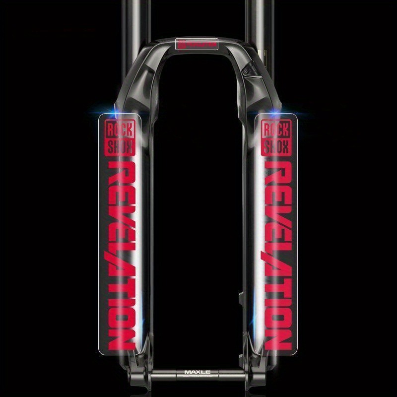 2 stuks Rockshox fietsvorkbesc - Mountain Biking Logo recensie en prijs