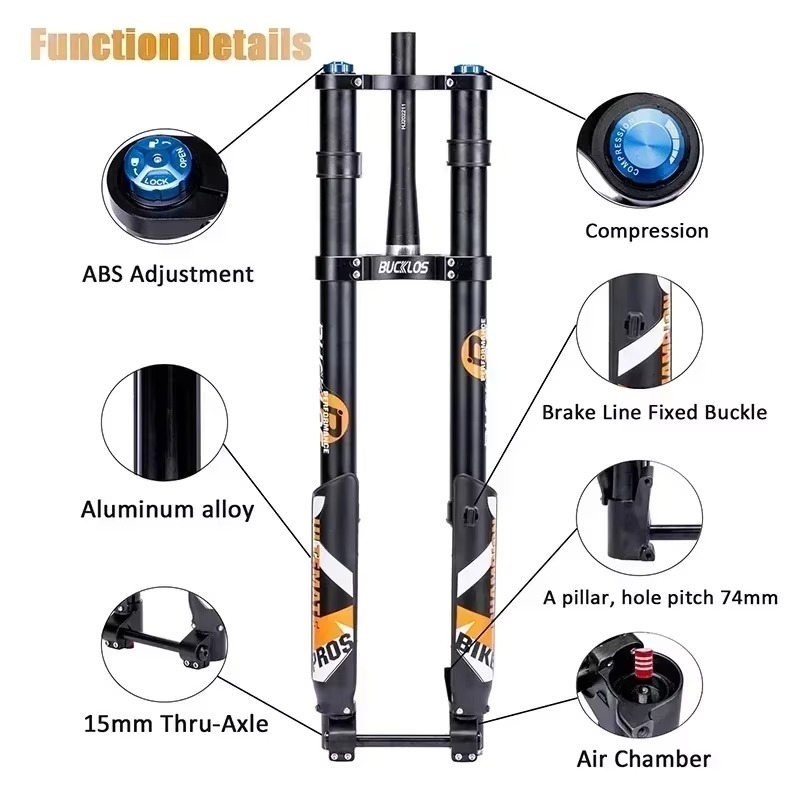BUCKLOS Omgekeerde Luchtvering - Mtb Fork Air recensie en prijs