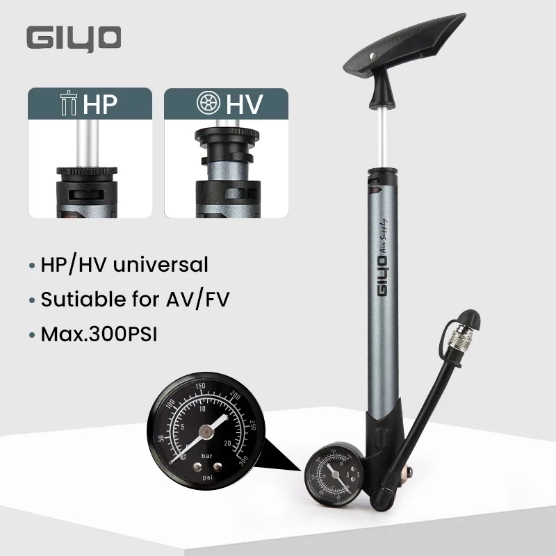 Giyo GS-41P 300psi Fiets Schok - Mtb Fork Air recensie en prijs