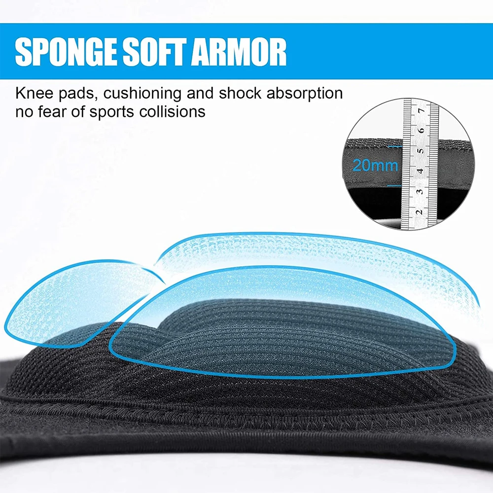 1 paar verstelbare kniebescher - Mountain Biking Knee Pads recensie en prijs