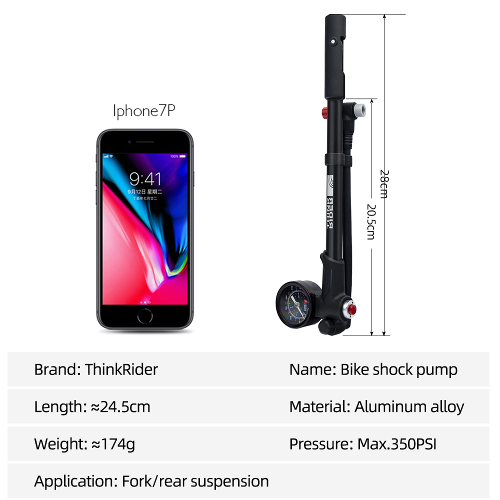 ThinkRider Draagbare Hogedruk  - Mtb Fork Air recensie en prijs